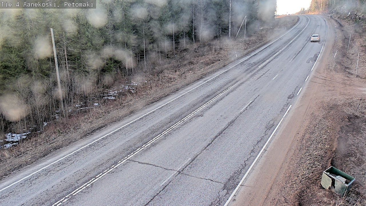 Weather Camera Image Road 4 Äänekoski. PetomäkiPetomäki, Äänekoski, Keski-Suomi