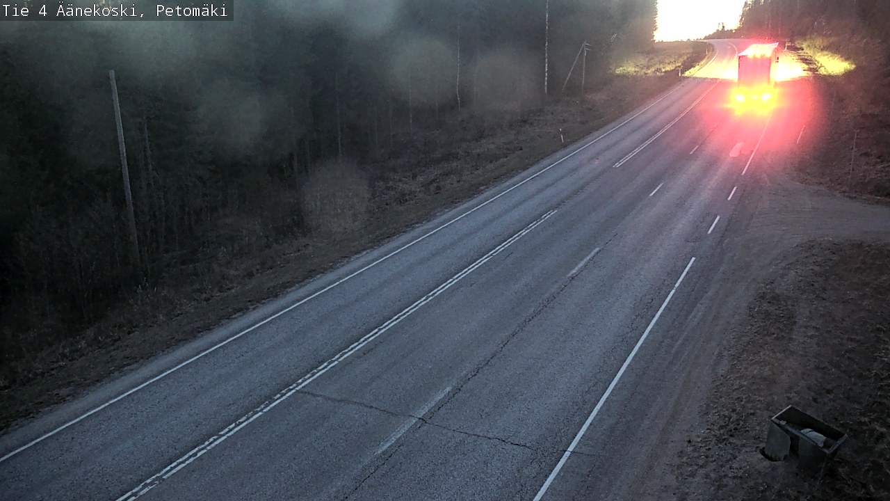 Weather Camera Image Väg 4 Äänekoski. PetomäkiPetomäki, Äänekoski, Keski-Suomi