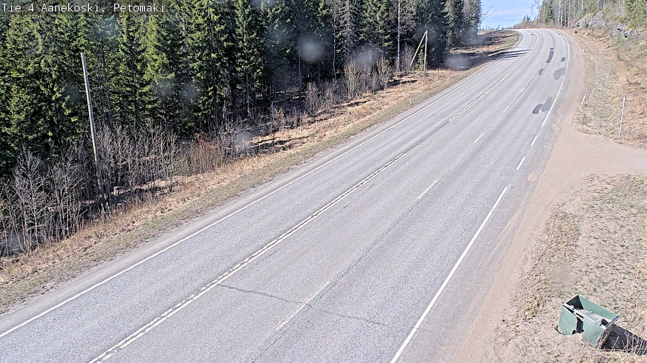 Weather Camera Image Väg 4 Äänekoski. PetomäkiPetomäki, Äänekoski, Keski-Suomi