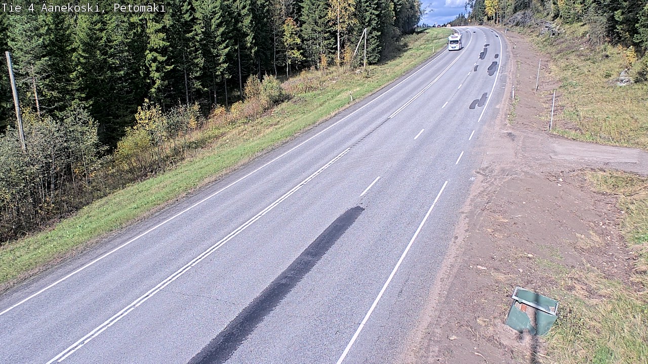 Weather Camera Image Road 4 Äänekoski. PetomäkiPetomäki, Äänekoski, Keski-Suomi