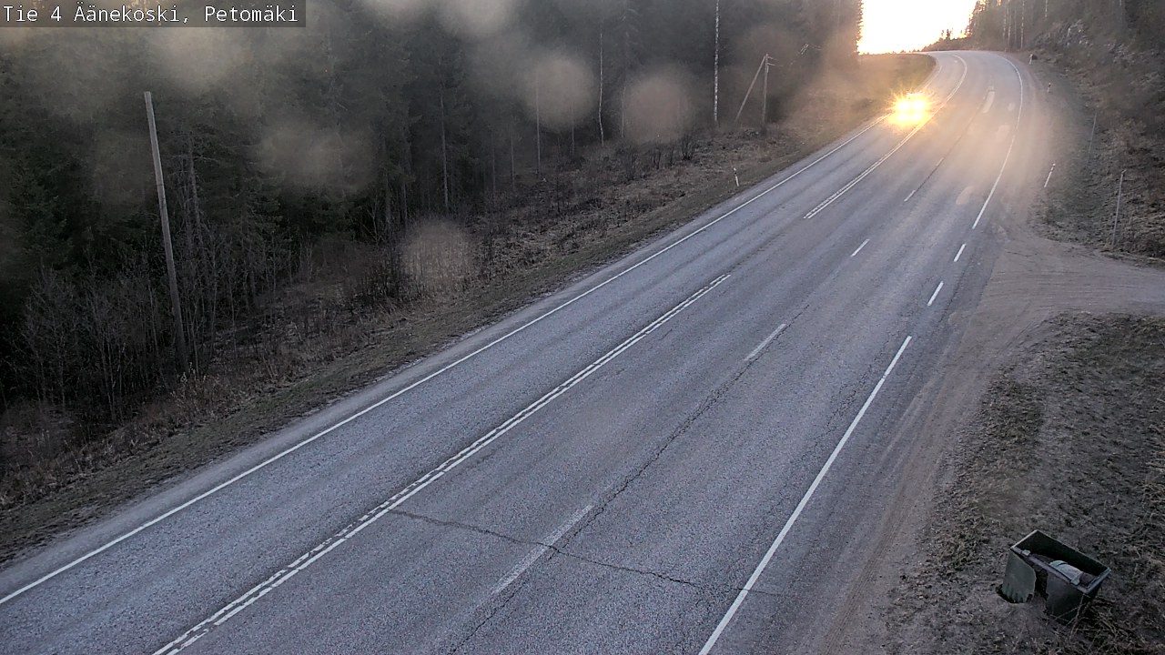 Weather Camera Image Väg 4 Äänekoski. PetomäkiPetomäki, Äänekoski, Keski-Suomi