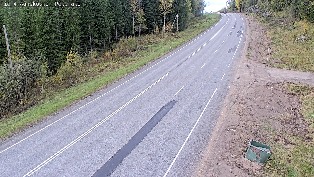 Weather Camera Image Road 4 Äänekoski. PetomäkiPetomäki, Äänekoski, Keski-Suomi