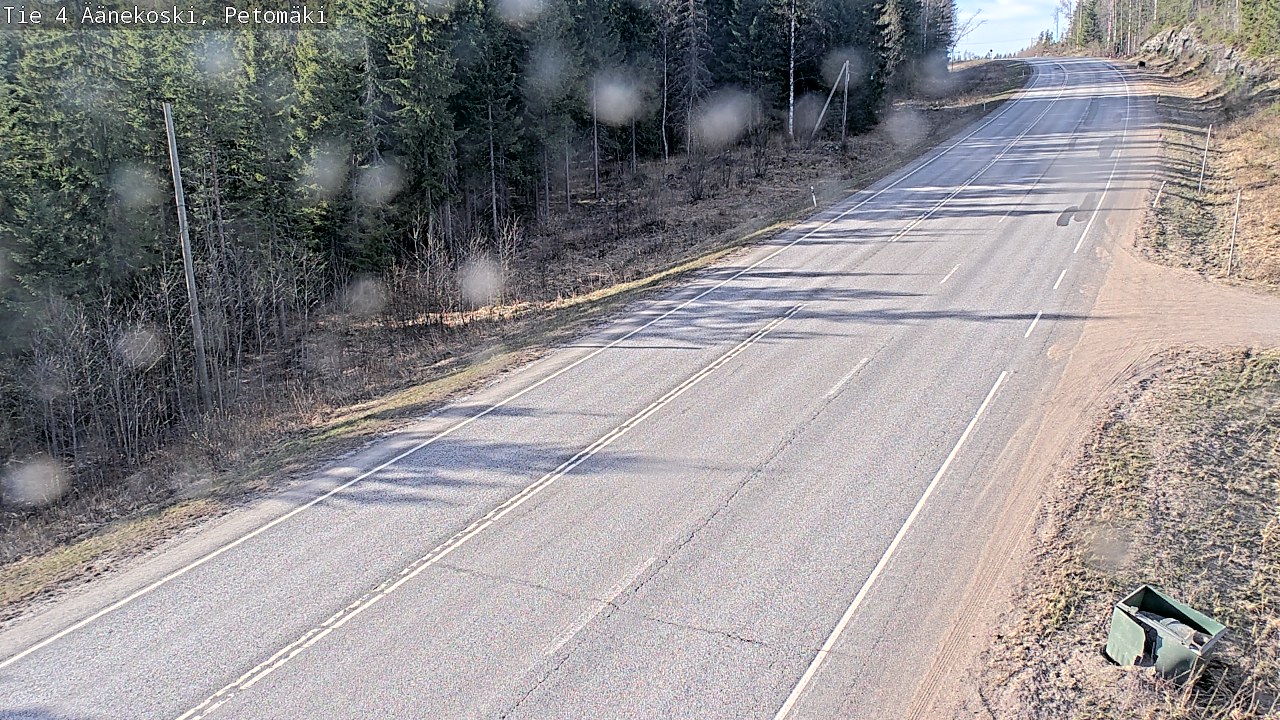 Weather Camera Image Väg 4 Äänekoski. PetomäkiPetomäki, Äänekoski, Keski-Suomi