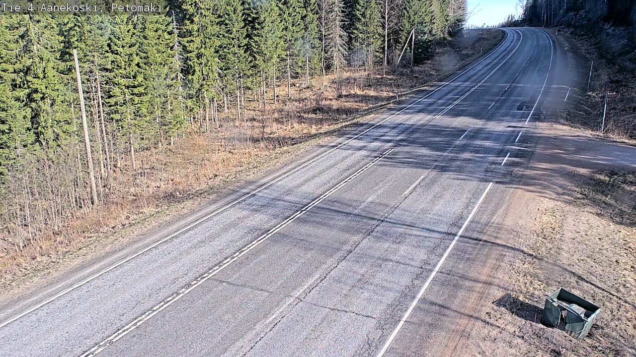 Weather Camera Image Väg 4 Äänekoski. PetomäkiPetomäki, Äänekoski, Keski-Suomi