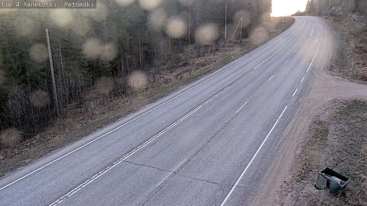 Weather Camera Image Väg 4 Äänekoski. PetomäkiPetomäki, Äänekoski, Keski-Suomi