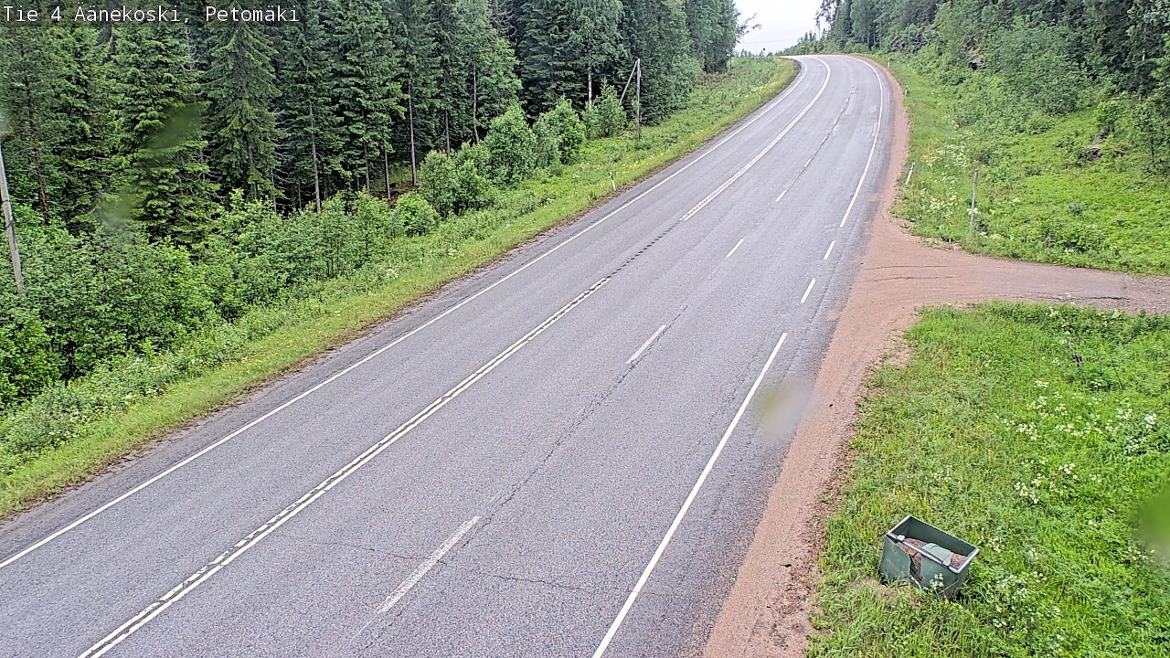 Weather Camera Image Väg 4 Äänekoski. PetomäkiPetomäki, Äänekoski, Keski-Suomi