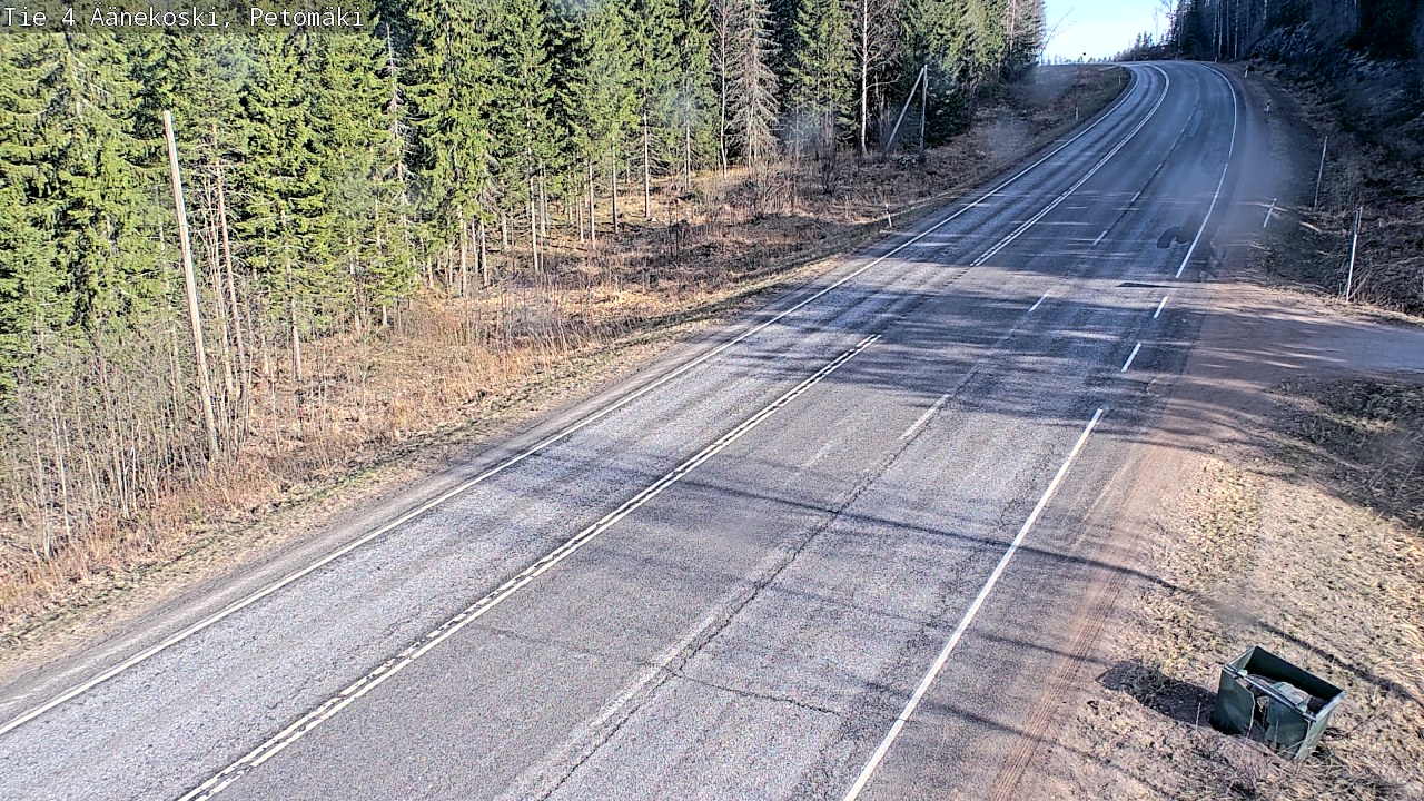 Weather Camera Image Väg 4 Äänekoski. PetomäkiPetomäki, Äänekoski, Keski-Suomi