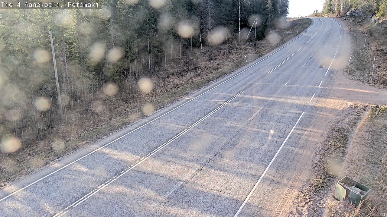 Weather Camera Image Väg 4 Äänekoski. PetomäkiPetomäki, Äänekoski, Keski-Suomi