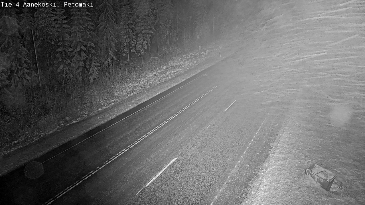 Weather Camera Image Väg 4 Äänekoski. PetomäkiPetomäki, Äänekoski, Keski-Suomi