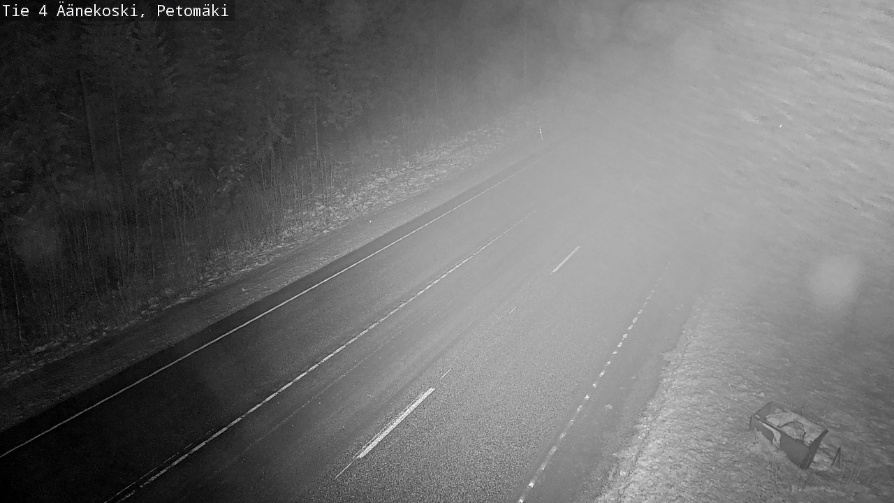 Weather Camera Image Väg 4 Äänekoski. PetomäkiPetomäki, Äänekoski, Keski-Suomi