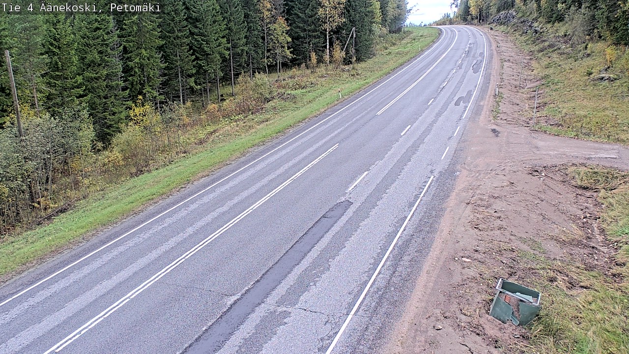 Weather Camera Image Road 4 Äänekoski. PetomäkiPetomäki, Äänekoski, Keski-Suomi