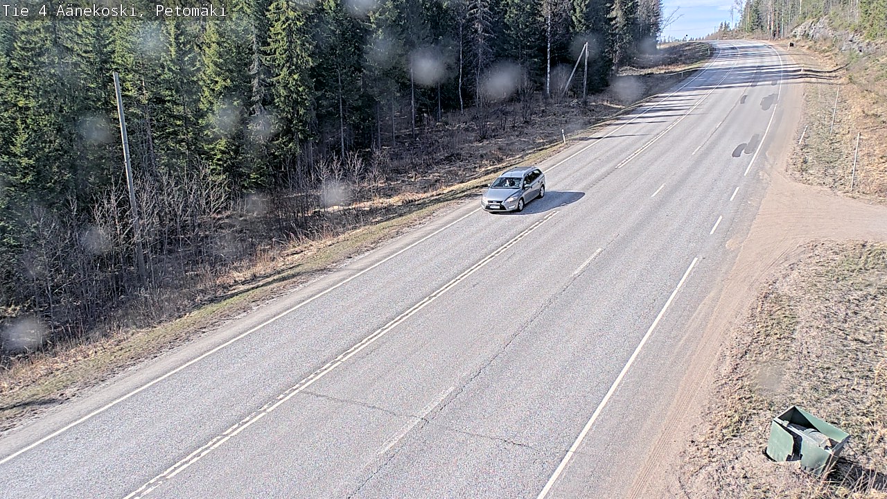 Weather Camera Image Väg 4 Äänekoski. PetomäkiPetomäki, Äänekoski, Keski-Suomi