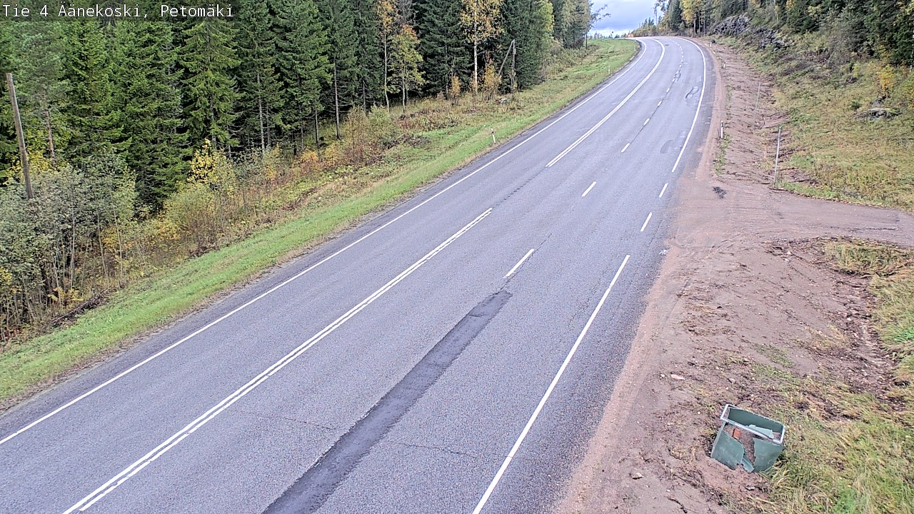 Weather Camera Image Road 4 Äänekoski. PetomäkiPetomäki, Äänekoski, Keski-Suomi
