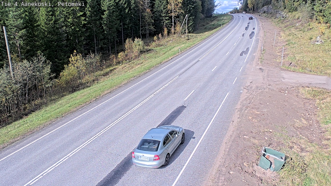 Weather Camera Image Road 4 Äänekoski. PetomäkiPetomäki, Äänekoski, Keski-Suomi