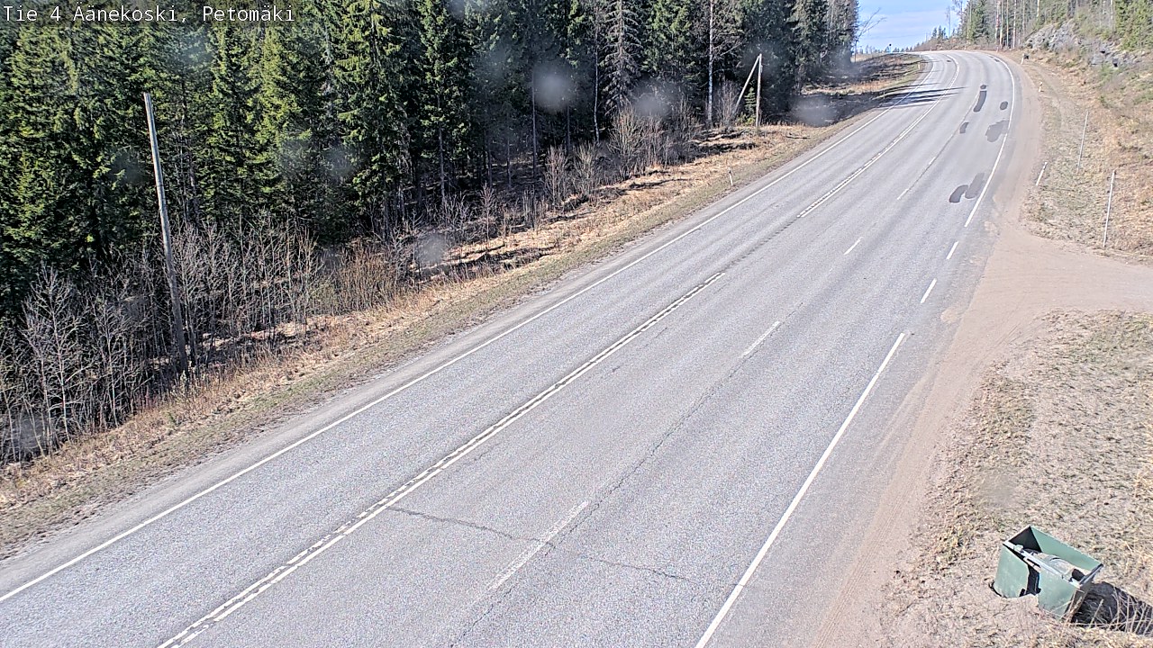 Weather Camera Image Väg 4 Äänekoski. PetomäkiPetomäki, Äänekoski, Keski-Suomi