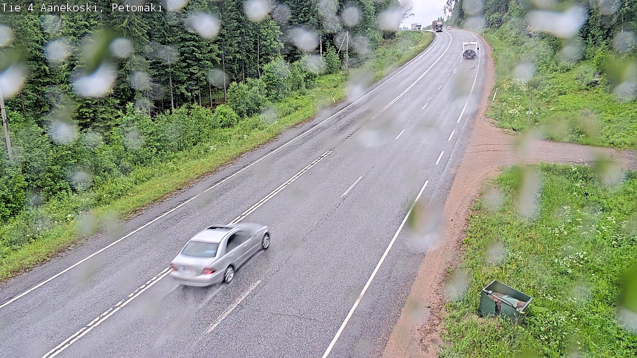 Weather Camera Image Väg 4 Äänekoski. PetomäkiPetomäki, Äänekoski, Keski-Suomi