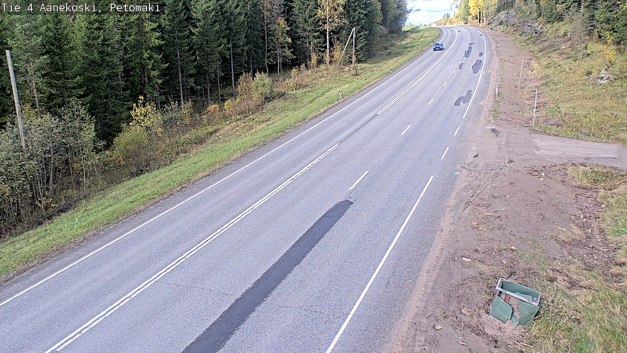 Weather Camera Image Road 4 Äänekoski. PetomäkiPetomäki, Äänekoski, Keski-Suomi