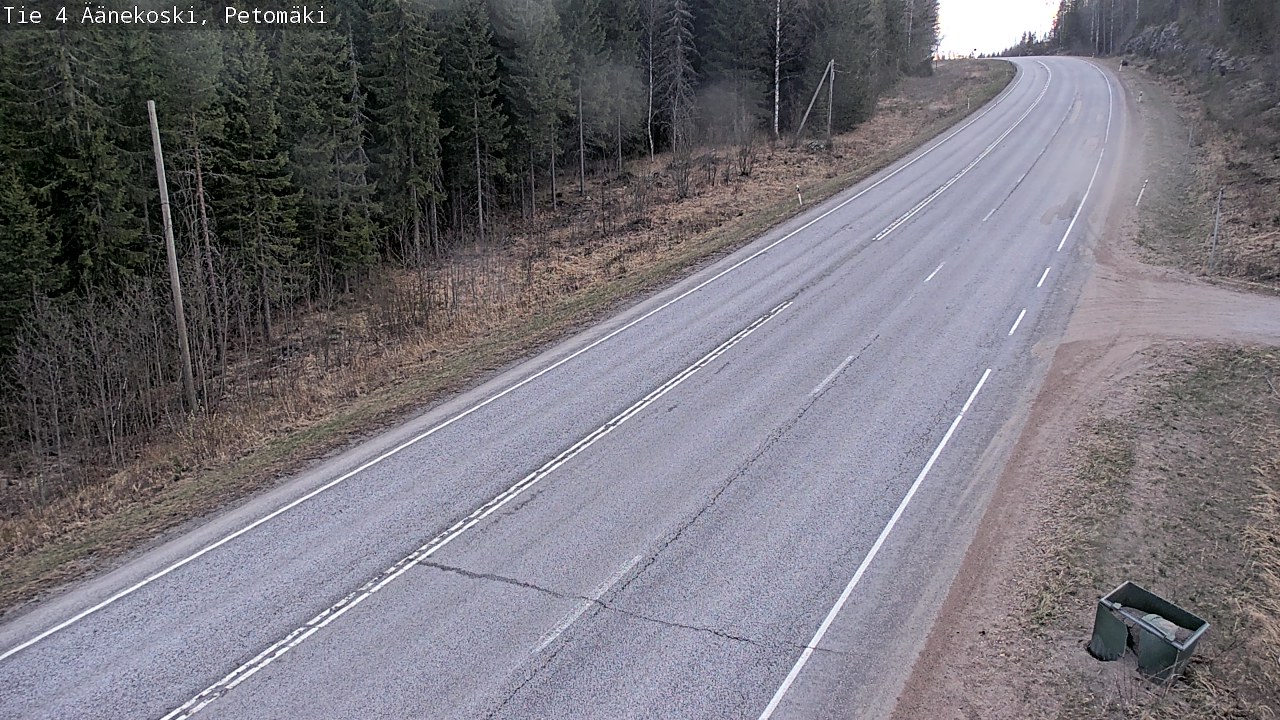 Weather Camera Image Road 4 Äänekoski. PetomäkiPetomäki, Äänekoski, Keski-Suomi