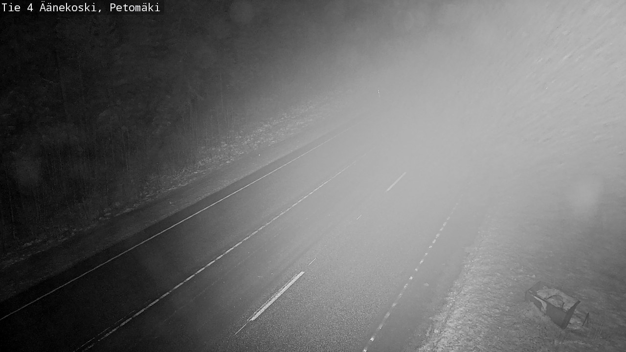 Weather Camera Image Väg 4 Äänekoski. PetomäkiPetomäki, Äänekoski, Keski-Suomi
