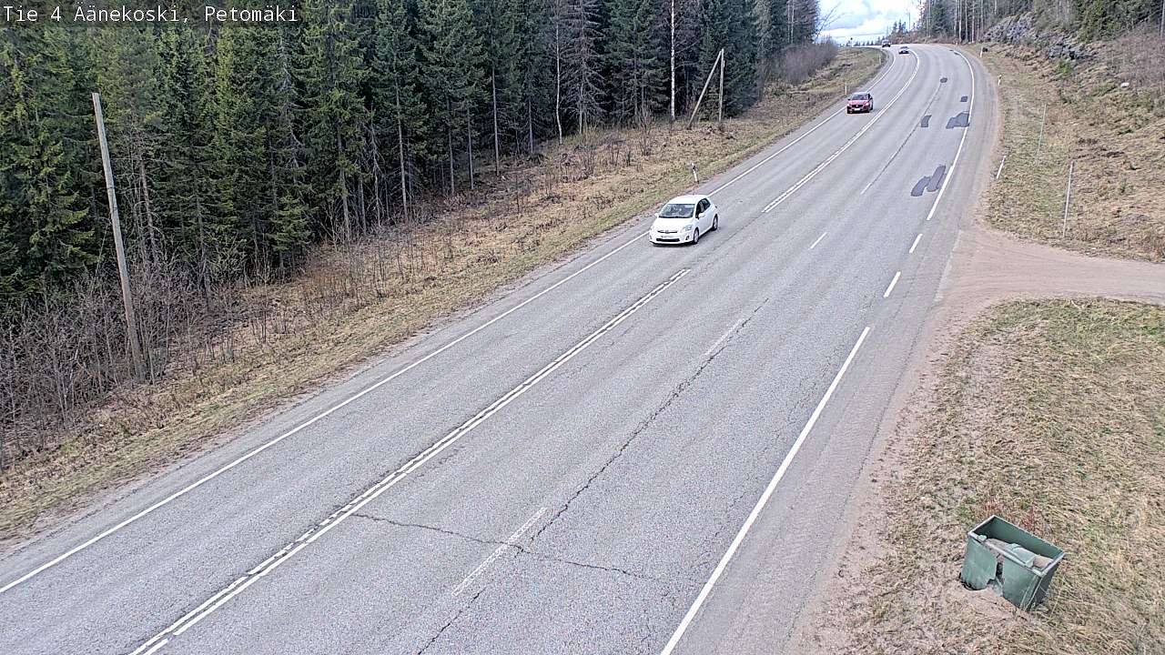 Weather Camera Image Väg 4 Äänekoski. PetomäkiPetomäki, Äänekoski, Keski-Suomi
