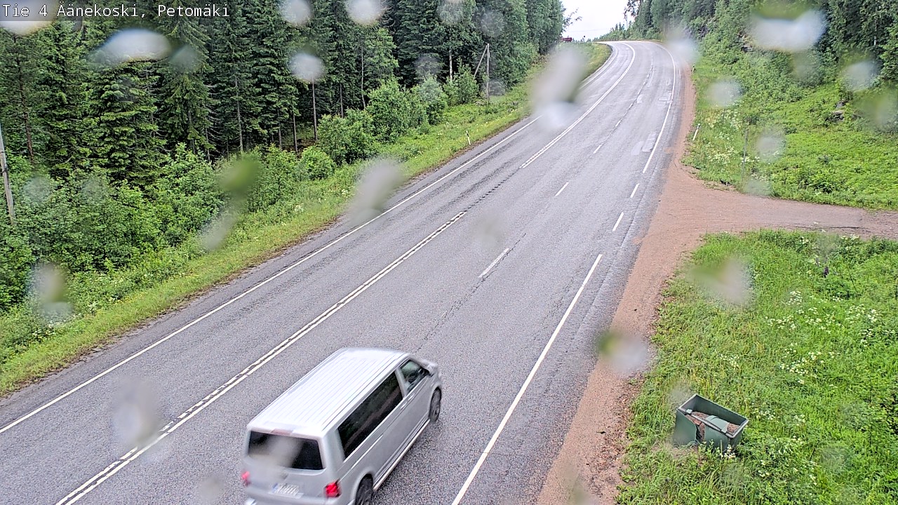 Weather Camera Image Väg 4 Äänekoski. PetomäkiPetomäki, Äänekoski, Keski-Suomi