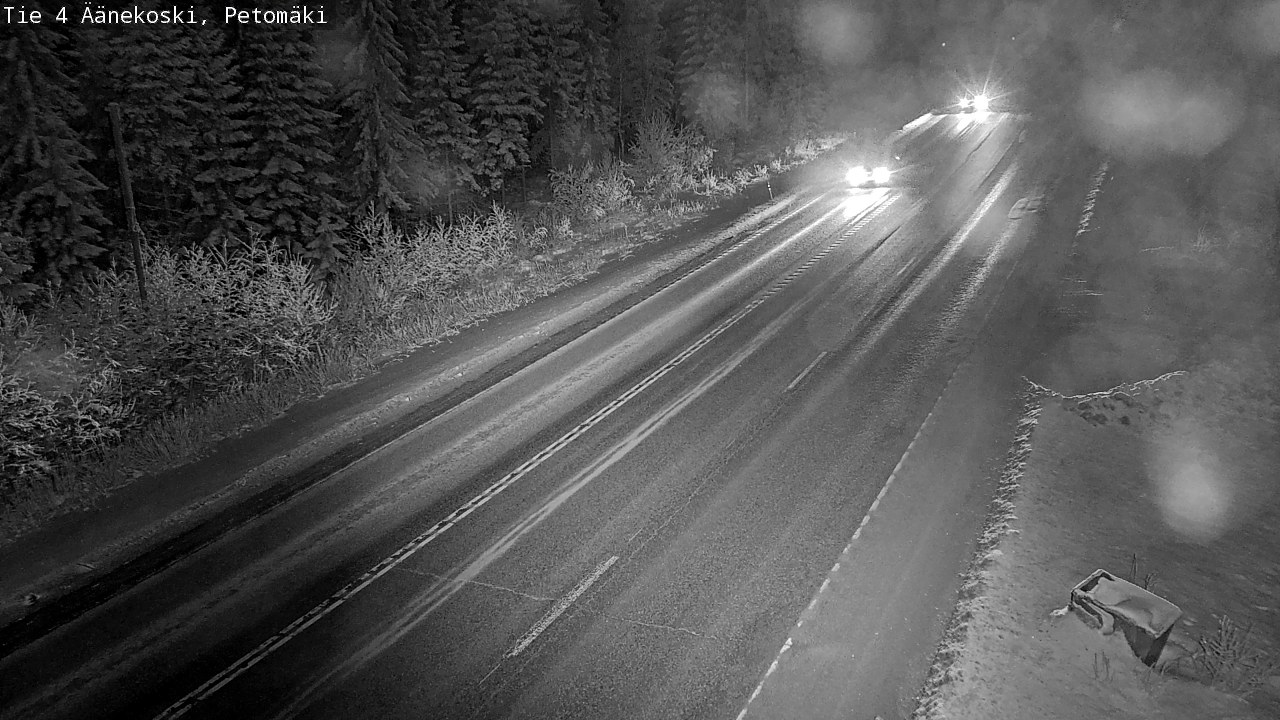 Weather Camera Image Väg 4 Äänekoski. PetomäkiPetomäki, Äänekoski, Keski-Suomi