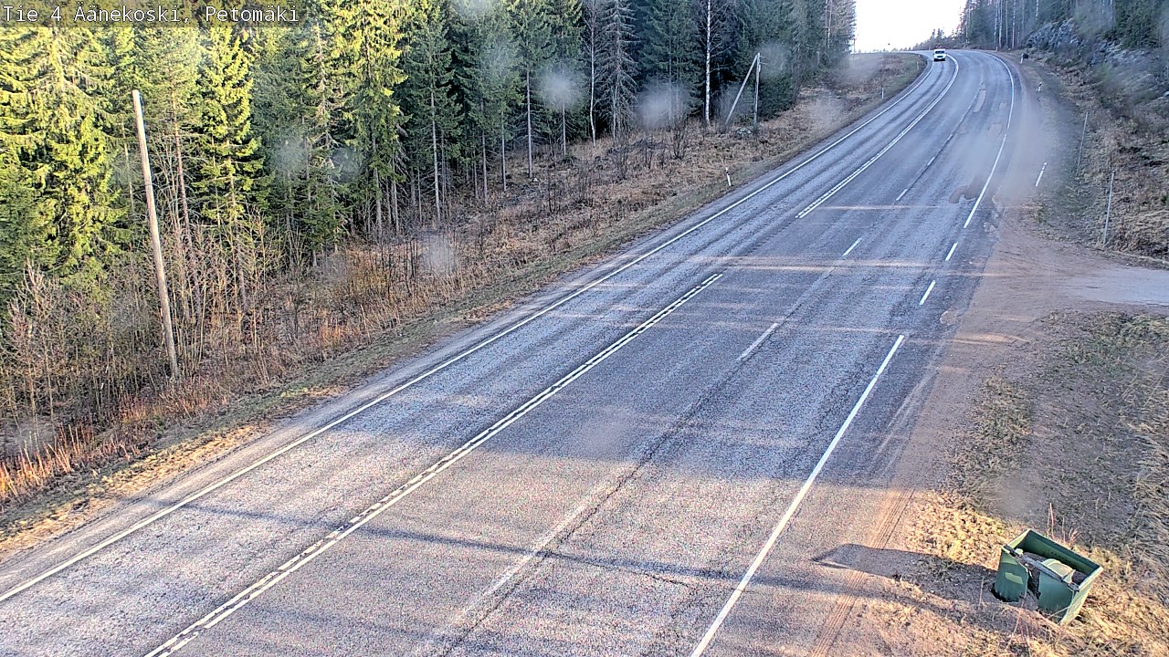 Weather Camera Image Väg 4 Äänekoski. PetomäkiPetomäki, Äänekoski, Keski-Suomi