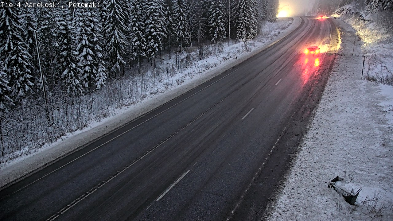 Weather Camera Image Väg 4 Äänekoski. PetomäkiPetomäki, Äänekoski, Keski-Suomi