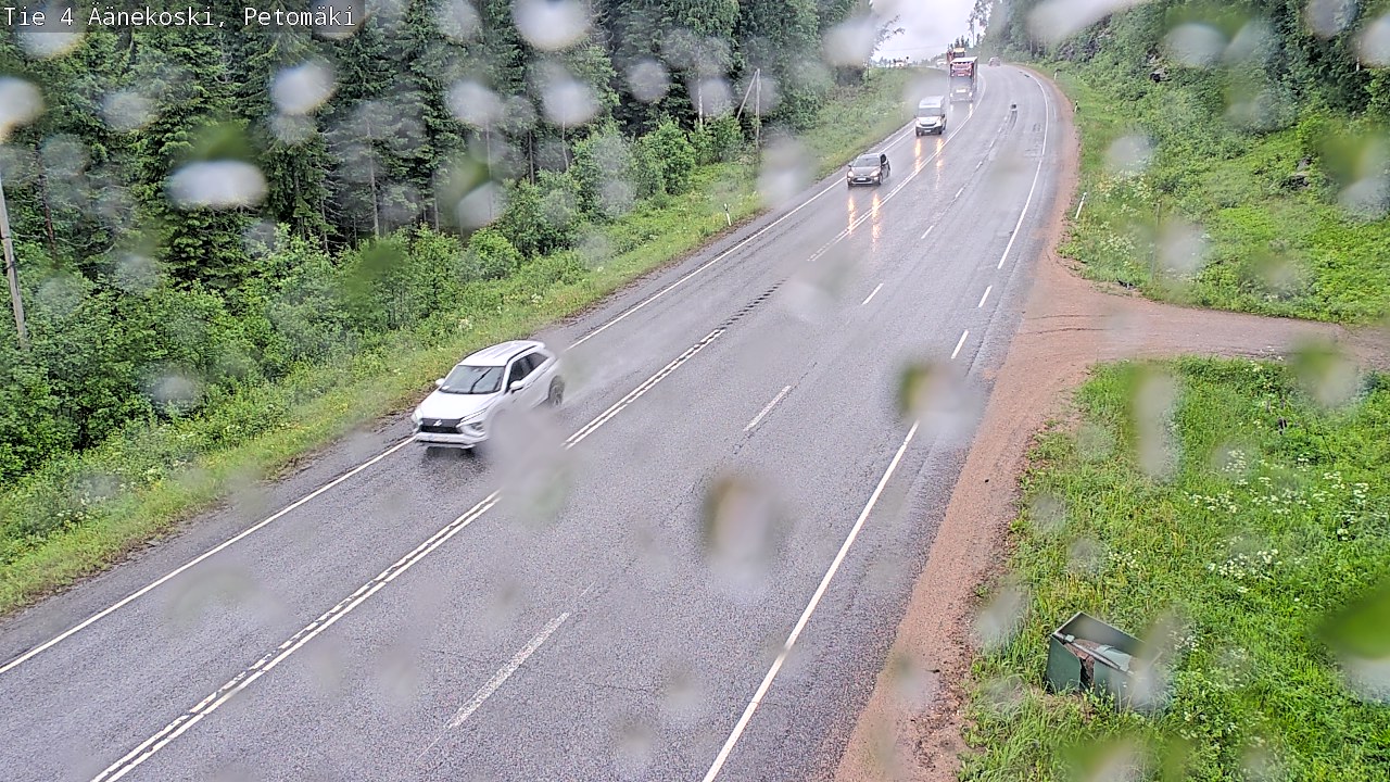 Weather Camera Image Väg 4 Äänekoski. PetomäkiPetomäki, Äänekoski, Keski-Suomi