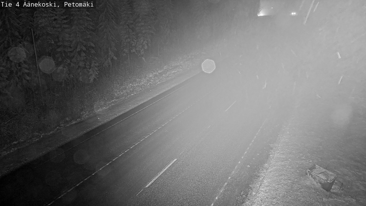 Weather Camera Image Väg 4 Äänekoski. PetomäkiPetomäki, Äänekoski, Keski-Suomi