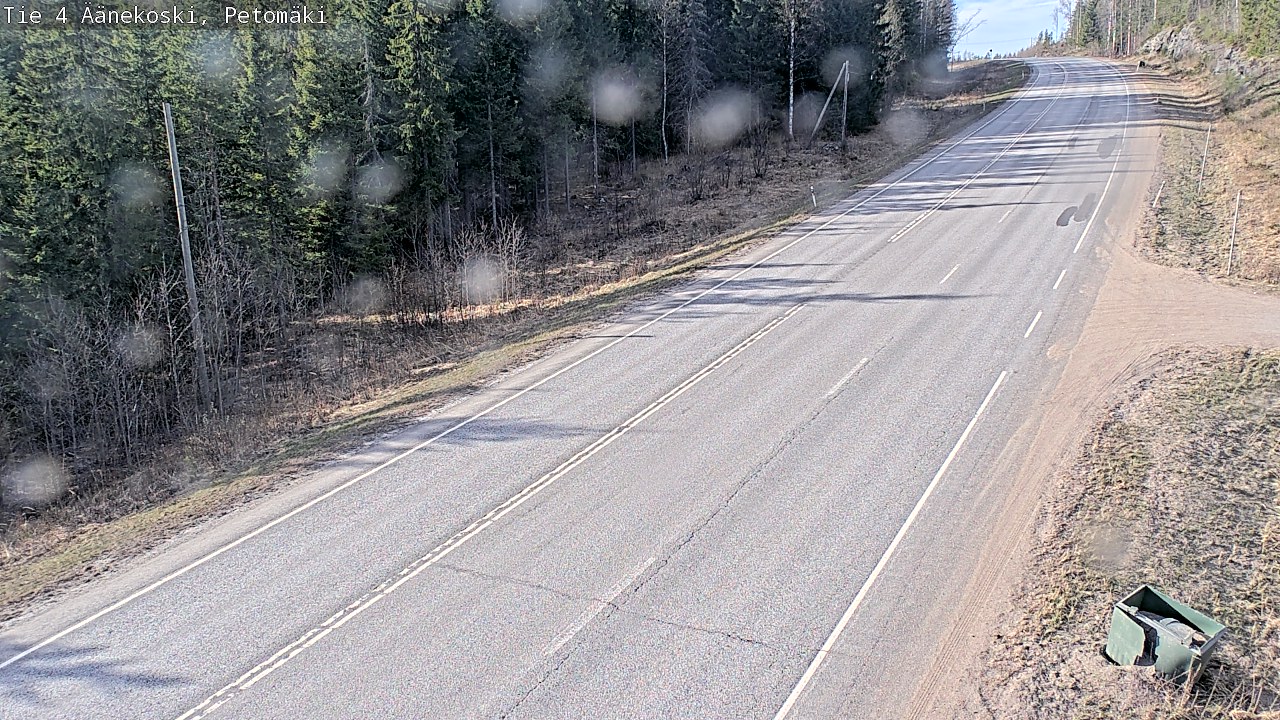 Weather Camera Image Väg 4 Äänekoski. PetomäkiPetomäki, Äänekoski, Keski-Suomi