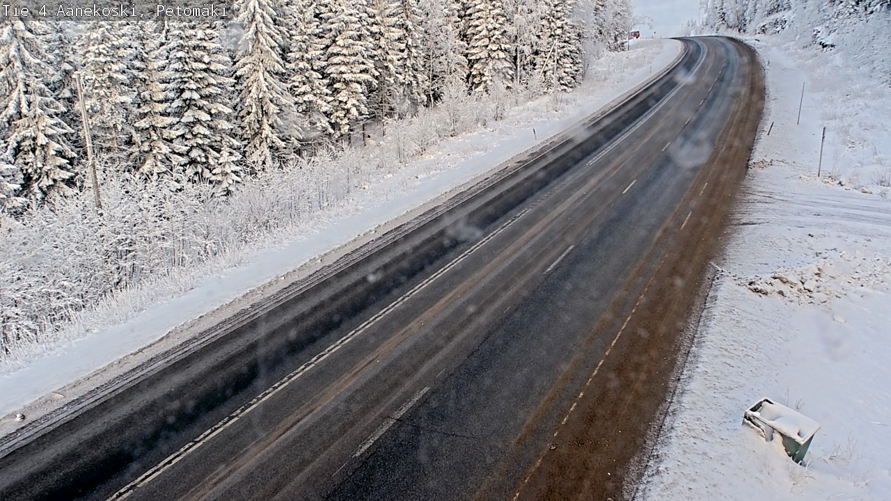 Weather Camera Image Road 4 Äänekoski. PetomäkiPetomäki, Äänekoski, Keski-Suomi