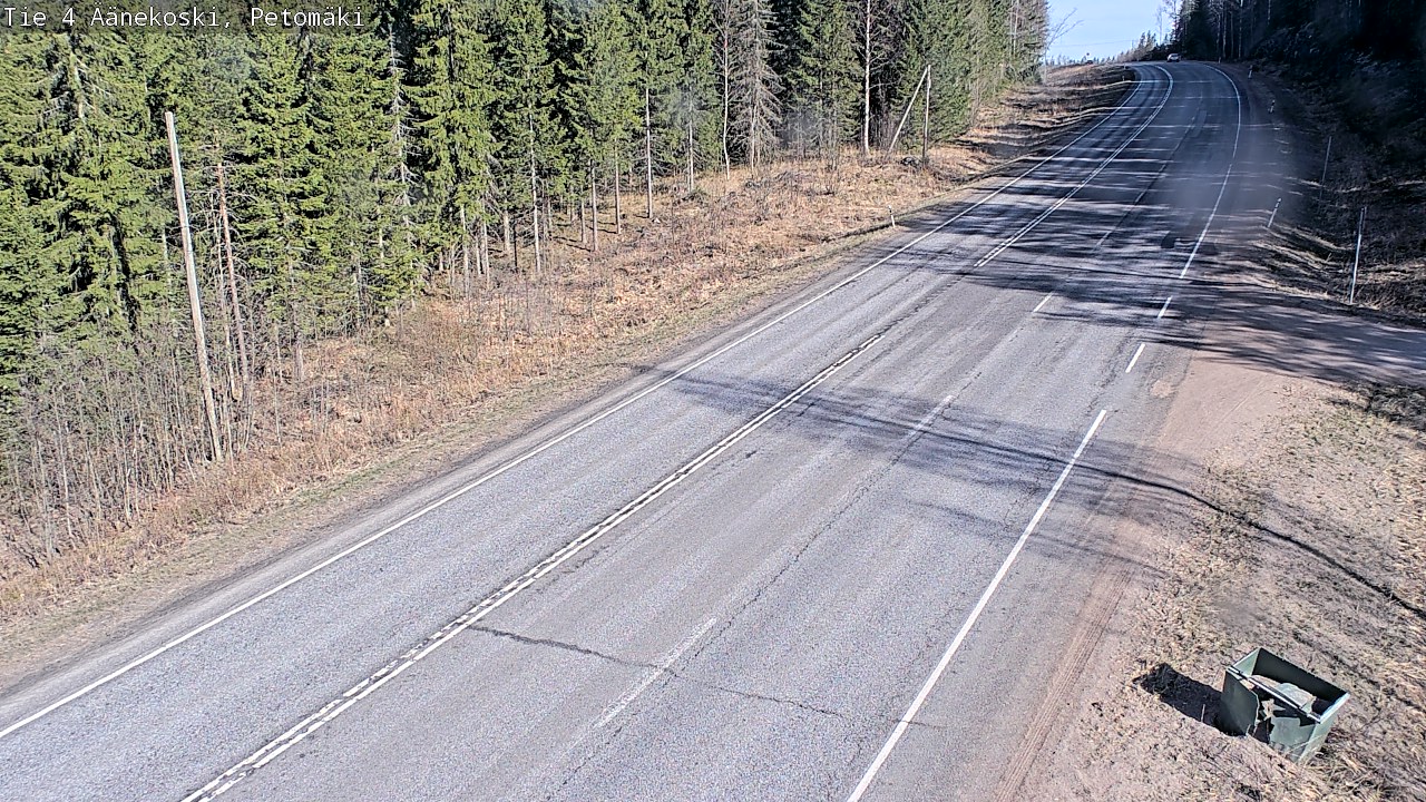 Weather Camera Image Väg 4 Äänekoski. PetomäkiPetomäki, Äänekoski, Keski-Suomi