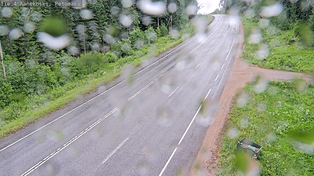 Weather Camera Image Väg 4 Äänekoski. PetomäkiPetomäki, Äänekoski, Keski-Suomi