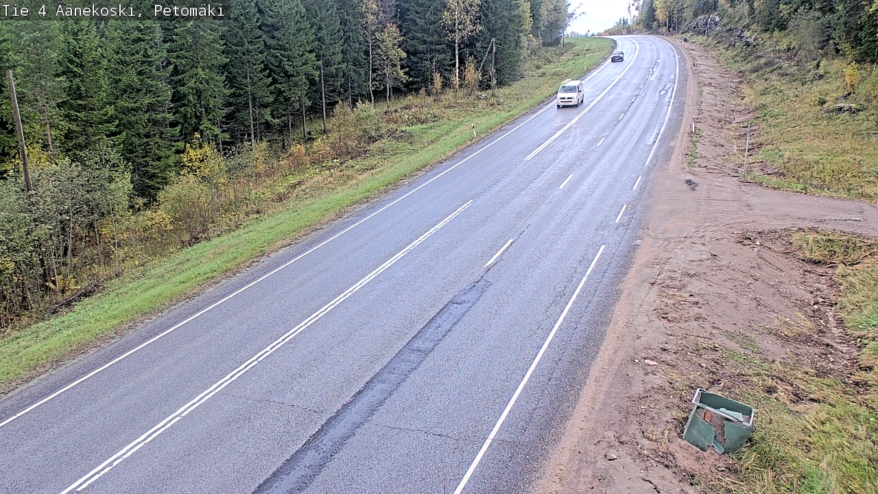 Weather Camera Image Road 4 Äänekoski. PetomäkiPetomäki, Äänekoski, Keski-Suomi