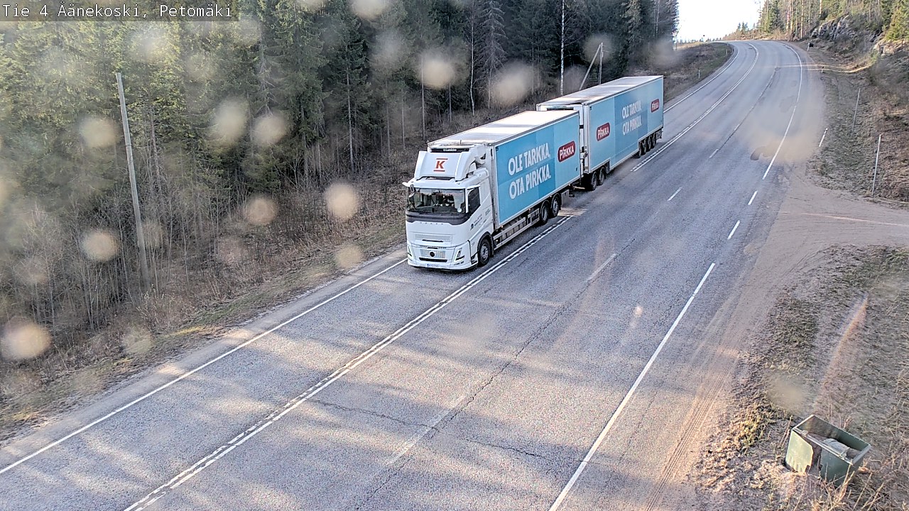 Weather Camera Image Väg 4 Äänekoski. PetomäkiPetomäki, Äänekoski, Keski-Suomi