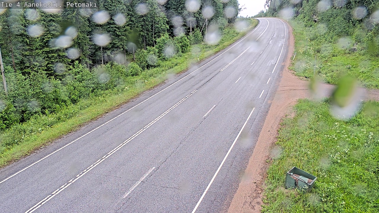 Weather Camera Image Väg 4 Äänekoski. PetomäkiPetomäki, Äänekoski, Keski-Suomi