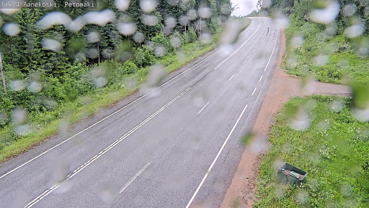 Weather Camera Image Väg 4 Äänekoski. PetomäkiPetomäki, Äänekoski, Keski-Suomi