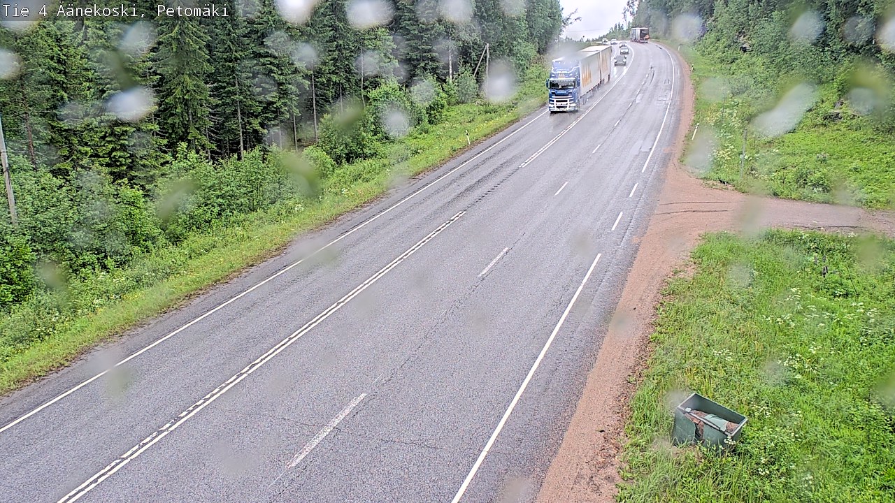 Weather Camera Image Väg 4 Äänekoski. PetomäkiPetomäki, Äänekoski, Keski-Suomi
