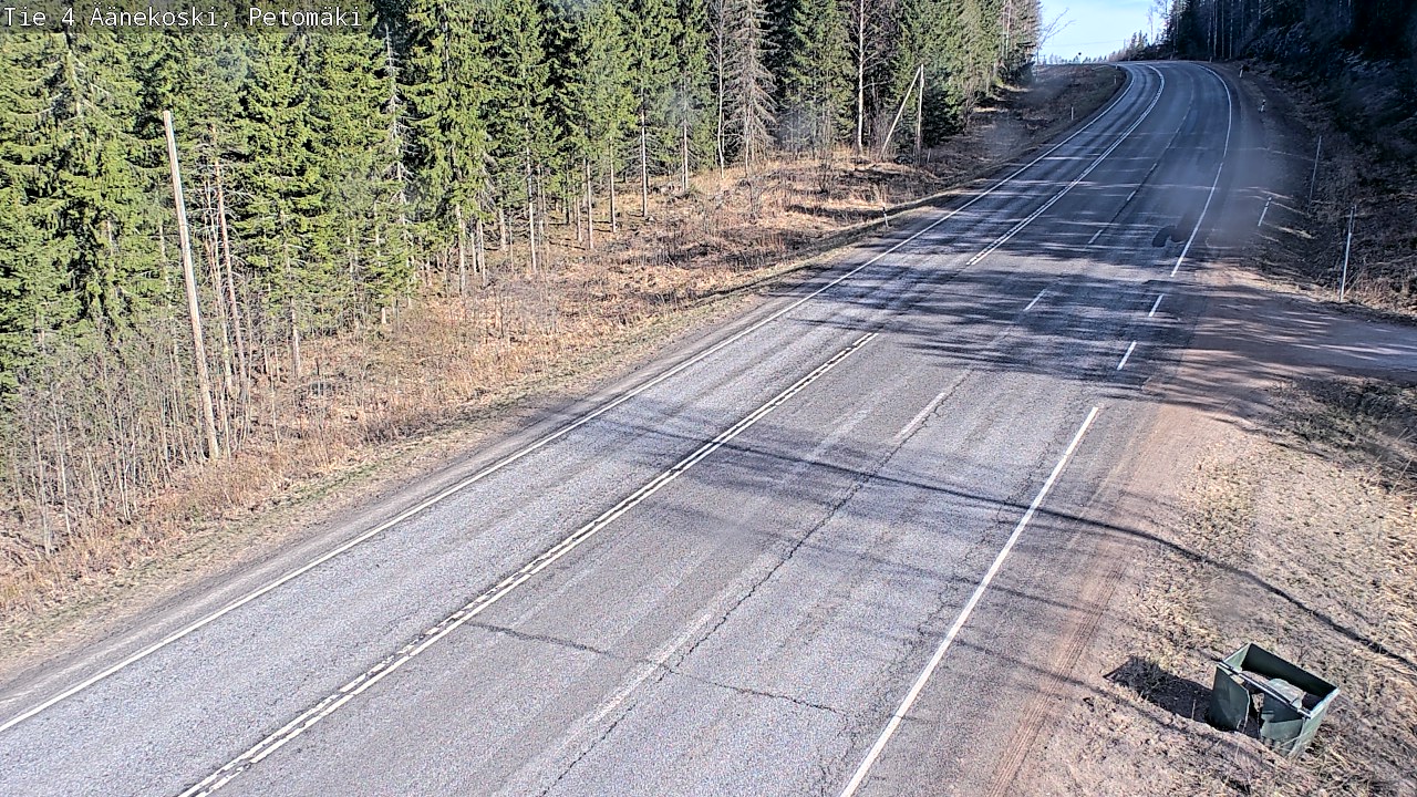 Weather Camera Image Väg 4 Äänekoski. PetomäkiPetomäki, Äänekoski, Keski-Suomi