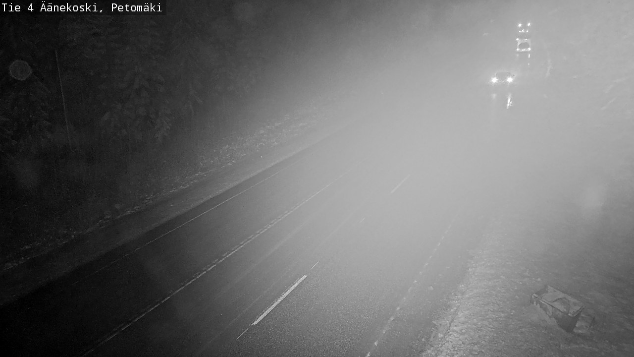 Weather Camera Image Väg 4 Äänekoski. PetomäkiPetomäki, Äänekoski, Keski-Suomi