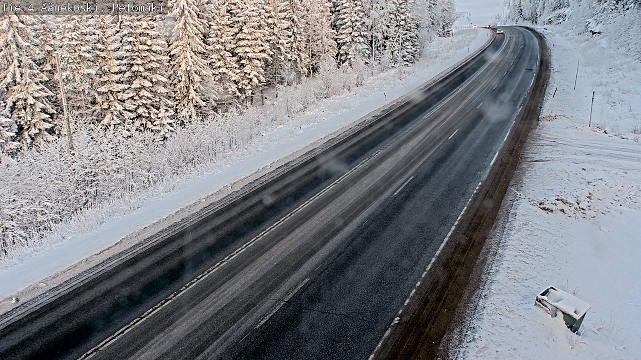 Weather Camera Image Road 4 Äänekoski. PetomäkiPetomäki, Äänekoski, Keski-Suomi