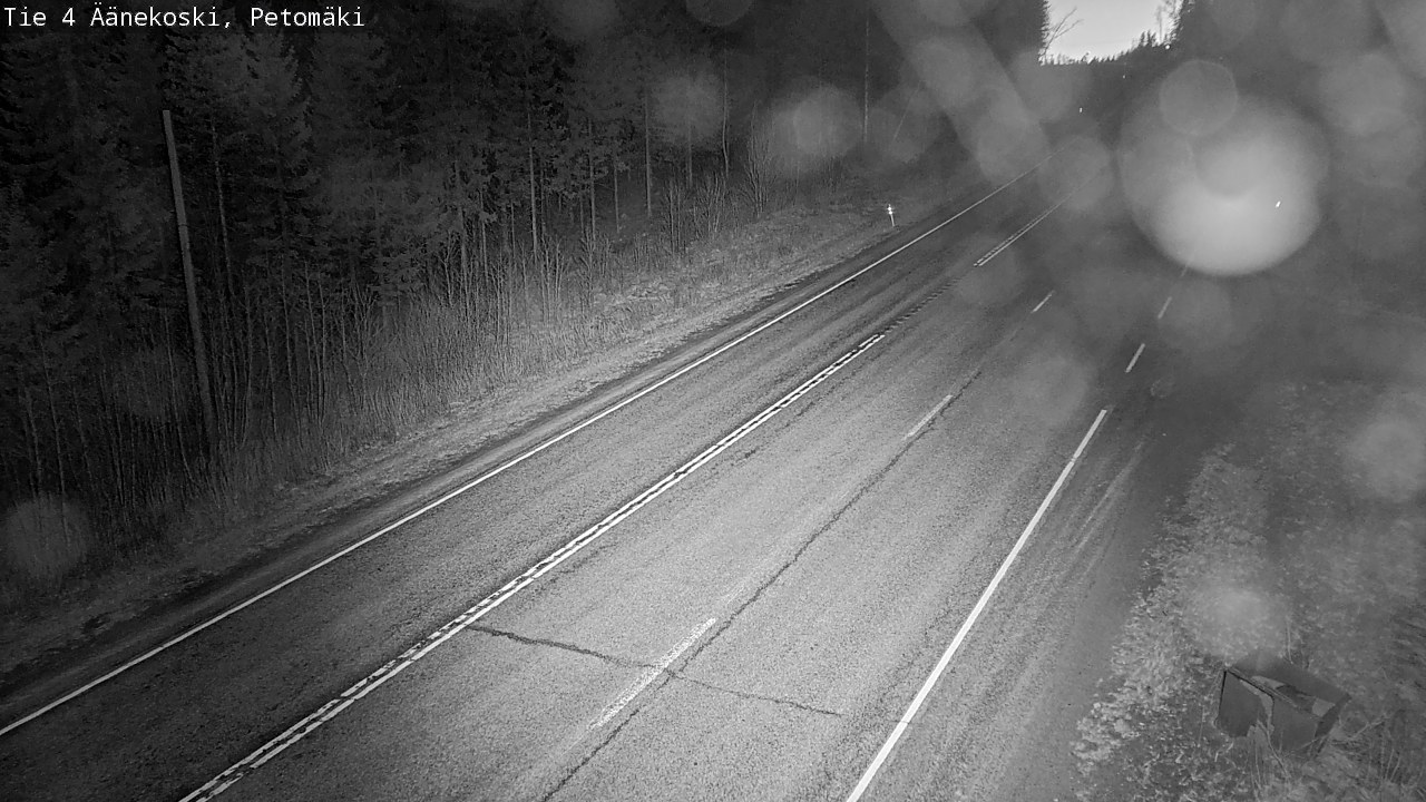 Weather Camera Image Väg 4 Äänekoski. PetomäkiPetomäki, Äänekoski, Keski-Suomi