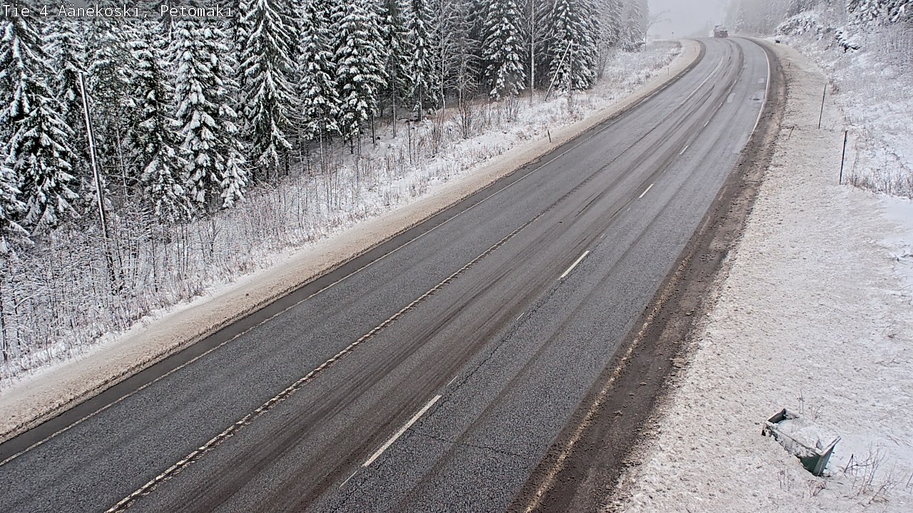 Weather Camera Image Väg 4 Äänekoski. PetomäkiPetomäki, Äänekoski, Keski-Suomi