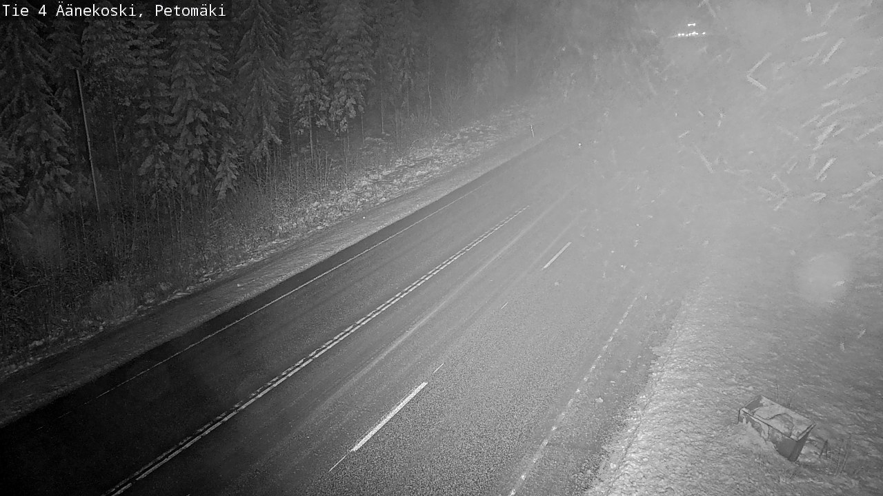 Weather Camera Image Väg 4 Äänekoski. PetomäkiPetomäki, Äänekoski, Keski-Suomi