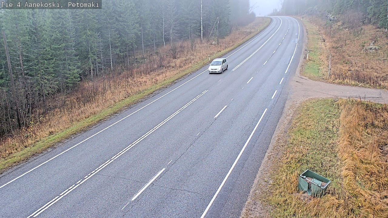 Kelikamerat Kuva Tie 4 Äänekoski. Petomäki, Äänekoski, Keski-Suomi