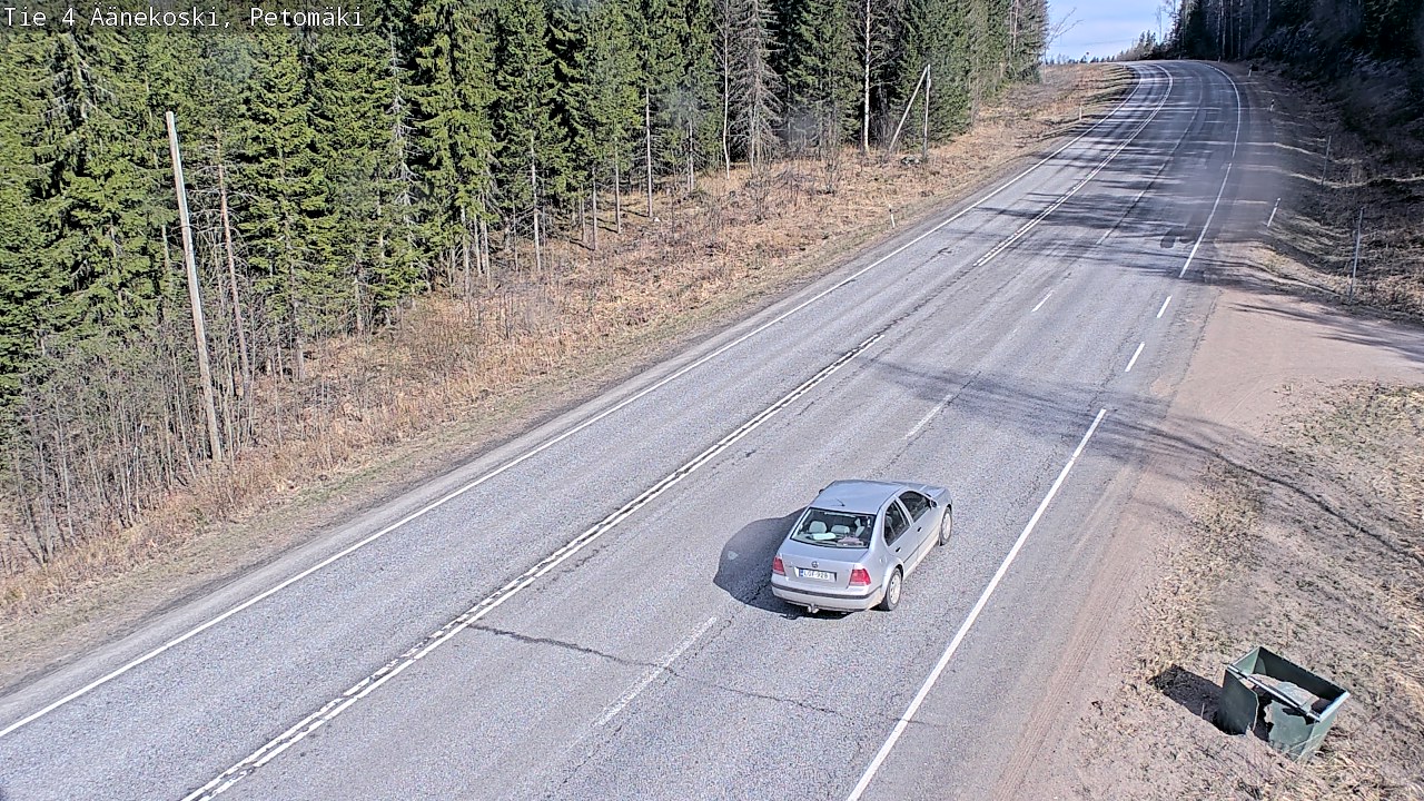 Weather Camera Image Väg 4 Äänekoski. PetomäkiPetomäki, Äänekoski, Keski-Suomi
