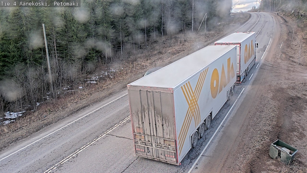 Weather Camera Image Road 4 Äänekoski. PetomäkiPetomäki, Äänekoski, Keski-Suomi