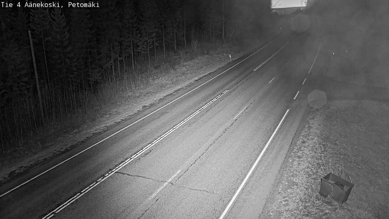 Weather Camera Image Väg 4 Äänekoski. PetomäkiPetomäki, Äänekoski, Keski-Suomi
