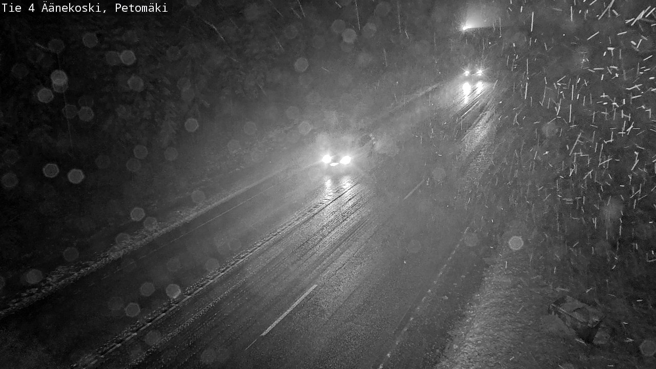 Weather Camera Image Väg 4 Äänekoski. PetomäkiPetomäki, Äänekoski, Keski-Suomi
